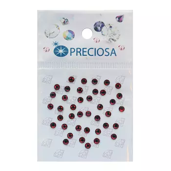 438-11-612 Стразы термоклеевые Light Siam SS12 40 шт. Preciosa