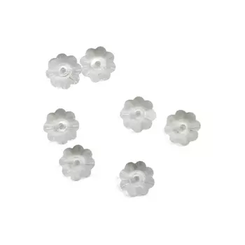 438-52-301 Стразы пришивные Цветок, 1 отверстие Crystal 8мм. 8 шт. Preciosa