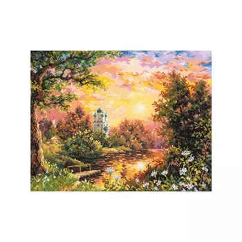 43-08 Набор для вышивания 'Чудесная игла' 'Вечерний звон', 40*31 см