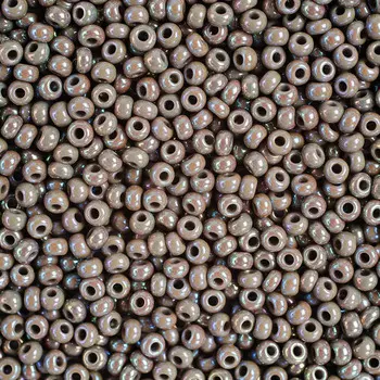 (44020) 331-19001-10/0 Бисер непрозрачный с радужным покрытием 10/0, круг.отв., 20гр Preciosa
