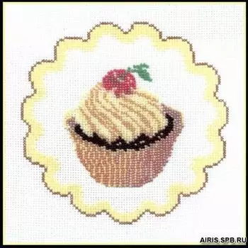 442 Набор для вышивания (Пирожное с вишней) ОВЕН