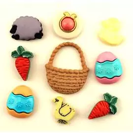 4450, Пуговицы. Пасхальная корзинка