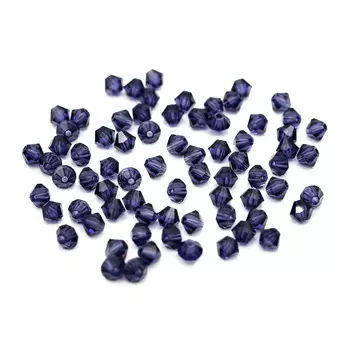 451-69-302 Бусины Биконус Deep 3,6x4мм. 100 шт. Preciosa