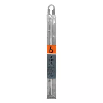 45205 Крючок вязальный 3,00мм*15см, алюм. PONY