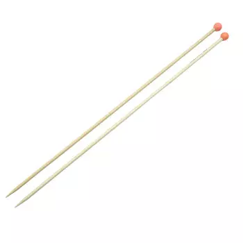 45310 Спицы вязальные прямые MAPLE 4,5 мм*35 см, клен, 2 шт PONY