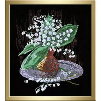 462 Набор для вышивания 'Овен' 'Ландыши', 28х35 см
