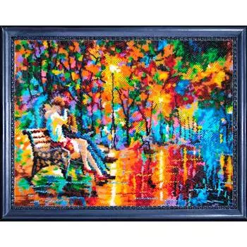 464 Набор для вышивания бисером Butterfly 'Романтический вечер'26*34см