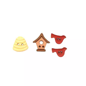 4677, Пуговицы-фигурки. Птица Dress It Up