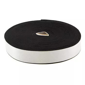 46-02106/35 Резинка ткан. 35мм (серебристый металлик)