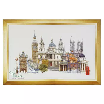 470 Набор для вышивания Gouverneur 'Лондон', Аида, 79*50 см