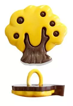 47412 Пуговица 'Дерево', 18 мм (289/113)