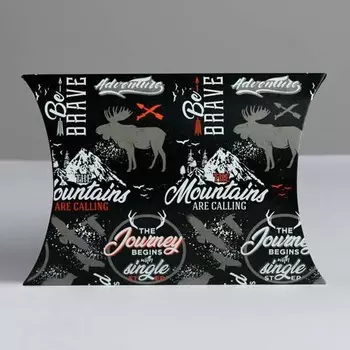 4774488 Коробка складная фигурная 'Брутальность', 26 * 19 * 4 см