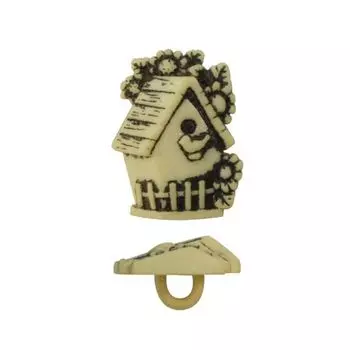 47776 Пуговица 'Избушка', 21 мм (105)