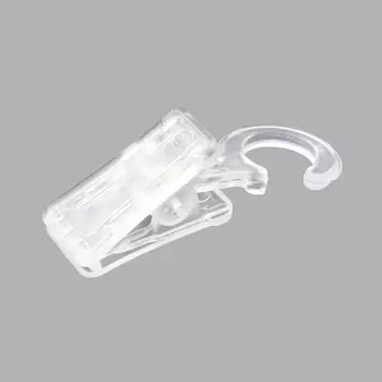 47 transparent Крючок-крокодильчик 40мм прозрач., 20шт