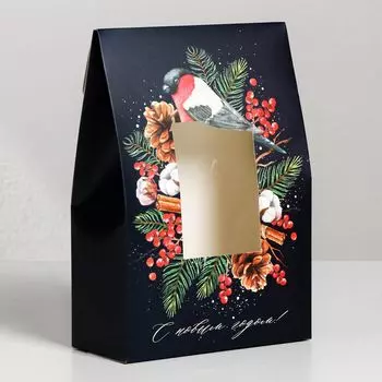 4810374 Коробка складная 'С новым годом!', 15*7*22 см