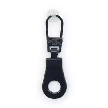 482138 Пуллер (подвеска-брелок) для молнии, 'Люверс', металл, черный, Prym