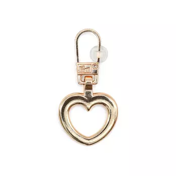 482372 Подвеска для молний 'Сердце', золотой, 1шт, Prym