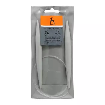 48270 Спицы круговые 12,00 мм/ 60 см, пластик PONY