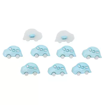 48342 Пуговица 'Машинка', 18 мм (голубой)