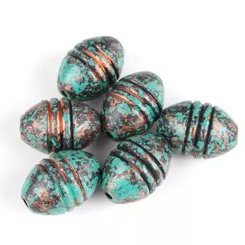 4848 Бусины декоративные, 25*18 мм, упак./6 шт., Astra&amp;Craft