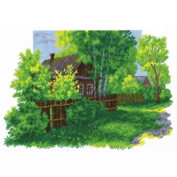 484 Набор для вышивания РС-Студия 'Деревенский пейзаж' 41*28 см