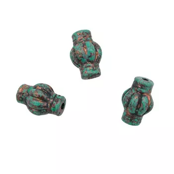 4860 Бусины декоративные, 19*12 мм, упак./3 шт., 'Астра'