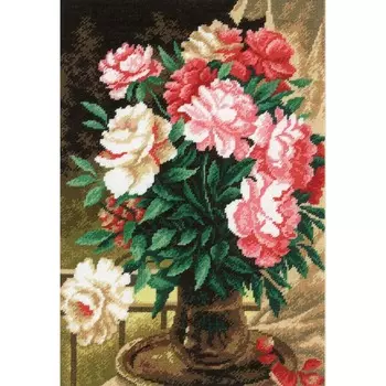 490 Набор для вышивания РС-Студия 'Пионы' 24*36 см