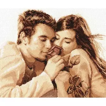 4-12 Набор для вышивания АЛИСА 'Влюбленные' 31*37см