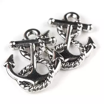 4AR022 Подвеска металлическая якорь,2шт/упак, Astra&amp;Craft