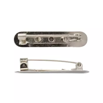 4AR091 Булавка основа для броши с платформой, 3,8см, 2шт/уп, Астра