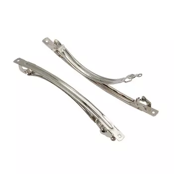 4AR096 Основа для заколки автомат, 10см, 2 шт/упак, Астра