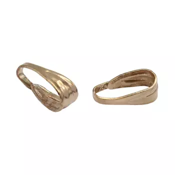 4AR193 Петля-держатель для кулона, 5шт/упак, Астра (Золото)