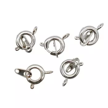 4AR2041 Замок для бус кольцо с ответной частью, 9 мм, 5 шт/упак, Astra&amp;Craft (никель)