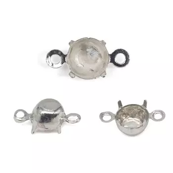 4AR2046 Цап для страз пришивной, 5 мм, 10 шт/упак, Astra&amp;Craft (серебро)