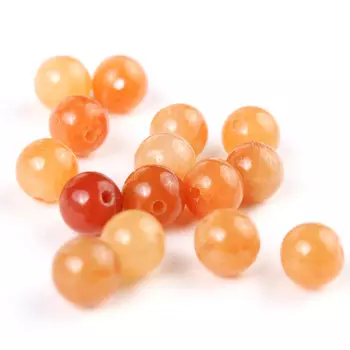 4AR2050 Бусины Красный авантюрин, 6 мм, 15 шт/упак, Astra&amp;Craft