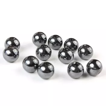 4AR2057 Бусины Гематит, 8 мм, 12 шт/упак, Astra&amp;Craft