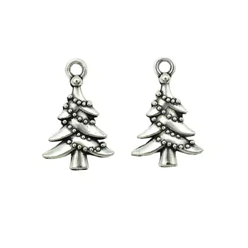 4AR2074 Подвеска металлическая елочка, 22 мм, 2 шт/упак, Astra&amp;Craft