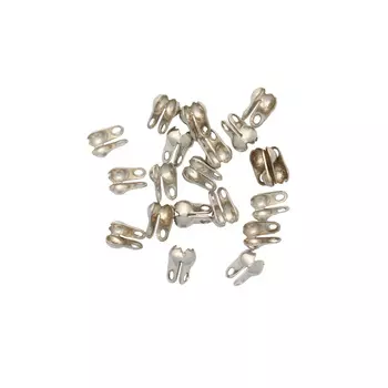 4AR220 Зажим для узла 2,4мм, 20/упак, Astra&amp;Craft (Никель)