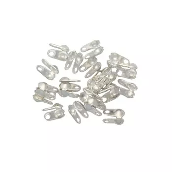 4AR220 Зажим для узла 2,4мм, 20/упак, Astra&amp;Craft (Серебро)