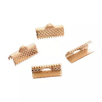 4AR225 Зажим для лент 16мм, 4шт/упак, Астра (Золото)