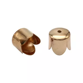 4AR226 Концевик для круглого шнура, 10шт/упак, Astra&amp;Craft (Золото)