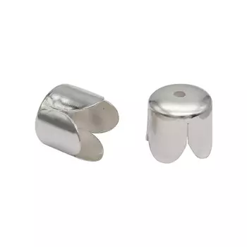 4AR226 Концевик для круглого шнура, 10шт/упак, Astra&amp;Craft (Серебро)