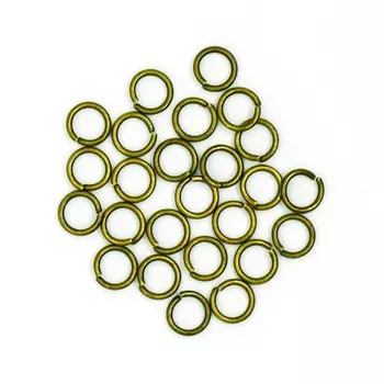 4AR241/242/243 Кольцо соединительное 0,9*6мм, 50шт/упак, Astra&amp;Craft (латунь)