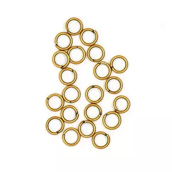4AR241/242/243 Кольцо соединительное 0,9*6мм, 50шт/упак, Астра (Медь)
