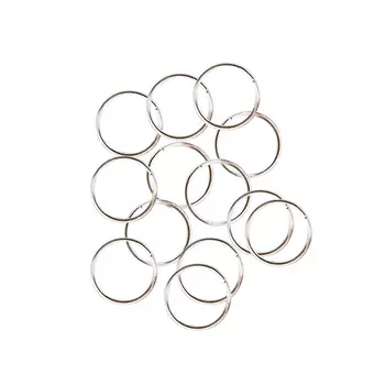 4AR250/251/252 Кольцо соединительное 0,9*12мм, 50шт/упак, Астра (Серебро)