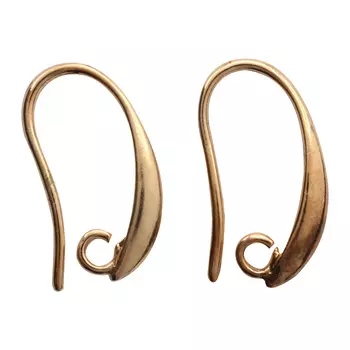 4AR264 Основа для серег-крючок с петлей, 4шт/упак, Astra&amp;Craft (Золото)