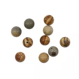 4AR305 Бусины пейзажная яшма 10мм, 10шт/упак, Astra&amp;Craft
