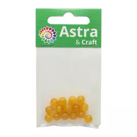 4AR309 Бусины, арагонит 6мм, 15шт/упак, Астра