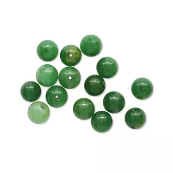 4AR312 Бусины, Нефрит 6мм, 15шт/упак, Астра