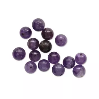 4AR327 Бусины, Аметист 6мм, 15шт/упак, Астра